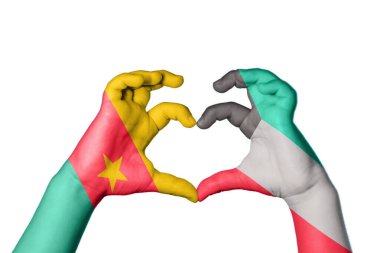 Kamerun Kuveyt Kalbi, El hareketi kalp yapma, Kırpma Yolu