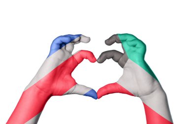 Kosta Rika Kuveyt Kalbi, El hareketi kalp yapma, Kırpma Yolu