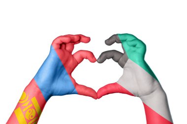 Moğolistan Kuveyt Kalbi, El hareketi kalp yapma, Kırpma Yolu