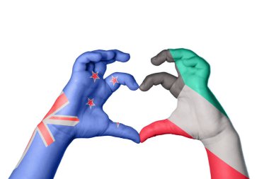 Yeni Zelanda Kuveyt Kalbi, El hareketi kalp yapma, Kırpma Yolu