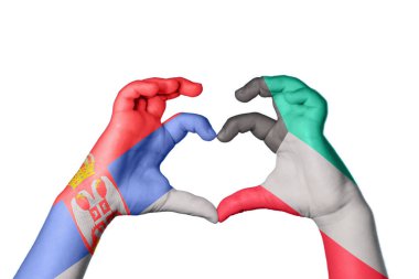 Sırbistan Kuveyt Kalbi ve El hareketi kalp yaptı, Yol Kesme