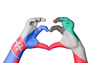 Slovakya Kuveyt Kalbi, El hareketi kalp yapma, Kırpma Yolu