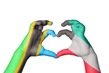 Tanzanya Kuveyt Kalbi, El hareketi kalp yapma, Kırpma Yolu