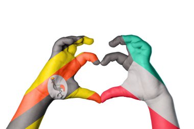 Uganda Kuveyt Kalbi, El hareketi kalp yapma, Kırpma Yolu