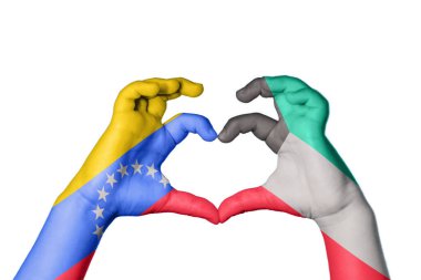 Venezuela Kuveyt Kalbi, El hareketi kalp yapmak, Kırpma Yolu