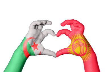 Cezayir Kırgızistan Kalbi, El hareketi kalp yapma, Kırpma Yolu