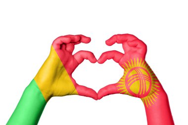 Mali Kırgızistan Kalbi, El hareketi kalp yapma, Kırpma Yolu