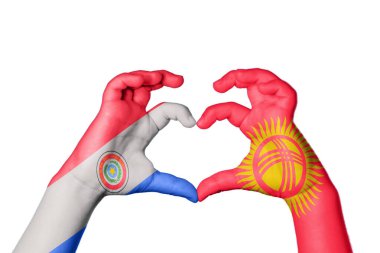 Paraguay Kırgızistan Kalbi, El hareketi kalp yapma, Kırpma Yolu