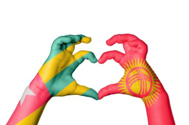 Togo Kırgızistan Kalbi, El hareketi kalp yapma, Kırpma Yolu