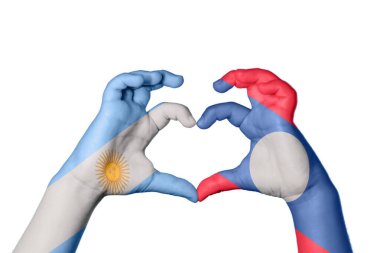 Arjantin Laos Kalbi, El hareketi kalp yapma, Kırpma Yolu