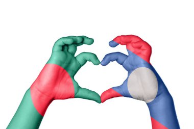 Bangladeş Laos Kalbi, El hareketi kalp yapma, Kırpma Yolu