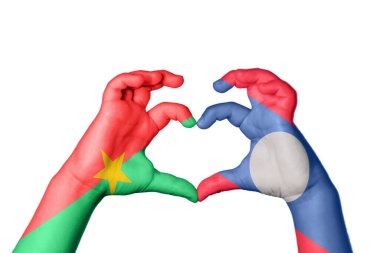 Burkina Faso Laos Kalbi, El hareketi kalp yapma, Kırpma Yolu