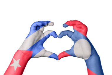 Küba Laos Kalbi, El hareketi kalp yapma, Kırpma Yolu