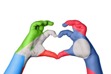 Ekvator Ginesi Laos Kalbi, El hareketi kalp yapma, Kırpma Yolu