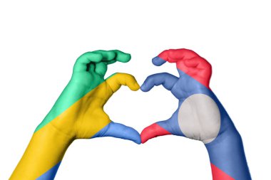 Gabon Laos Heart, el hareketi kalp yapma, Kırpma Yolu