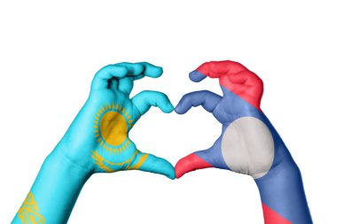 Kazakistan Laos Kalbi, El hareketi kalp yapma, Kırpma Yolu