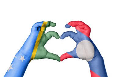 Solomon Adaları Laos Kalbi, El hareketi kalp yapma, Kırpma Yolu