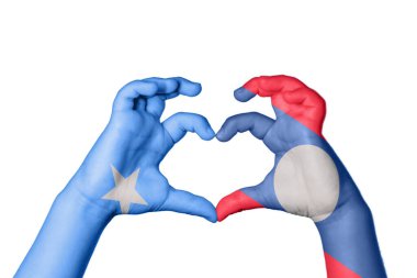 Somali Laos Heart, el hareketi kalp yapma, Kırpma Yolu