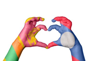 Sri Lanka Laos Kalbi, El hareketi kalp yapma, Kırpma Yolu