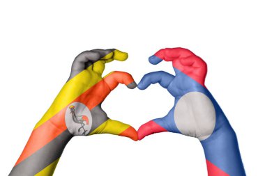 Uganda Laos Heart, el hareketi kalp yapma, Kırpma Yolu