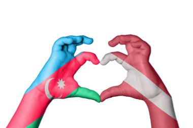 Azerbaycan Letonya Kalbi, El hareketi kalp yapma, Kırpma Yolu