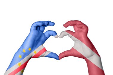 Cape Verde Letonya Kalbi, El hareketi kalp yapma, Kırpma Yolu