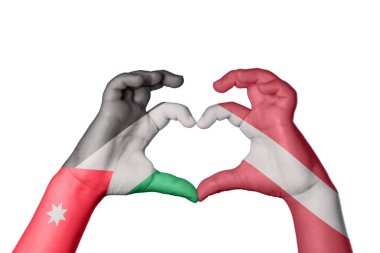 Ürdün Letonya Kalbi, El hareketi kalp yapma, Kırpma Yolu