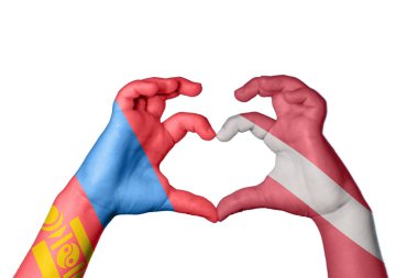 Moğolistan Letonya Kalbi, El hareketi kalp yapma, Kırpma Yolu