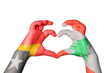 Doğu Timor Lübnan Kalbi, El hareketi kalp yapma, Kırpma Yolu