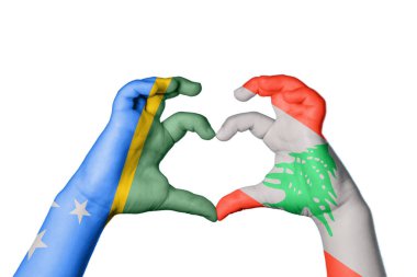 Solomon Adaları Lübnan Kalbi, El hareketi kalp yapma, Kırpma Yolu