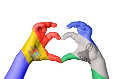 Moldova Lesotho Kalbi, El hareketi kalp yapma, Kırpma Yolu