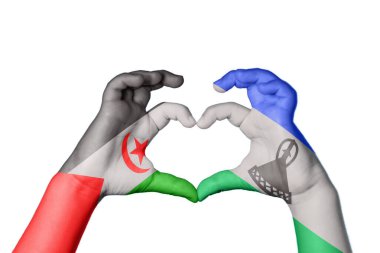 Sahra Arap Demokratik Cumhuriyeti Lesotho Kalbi, El hareketi kalp yapma, Kırpma Yolu