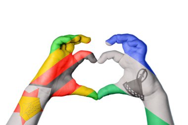 Zimbabwe Lesotho Kalbi, El hareketi kalp yapma, Kırpma Yolu