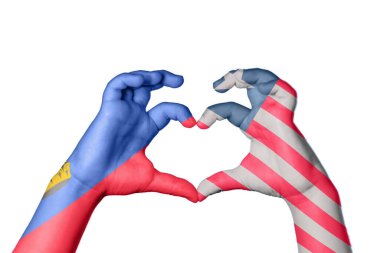 Lihtenştayn Liberya Kalbi, El hareketi kalp yapma, Kırpma Yolu