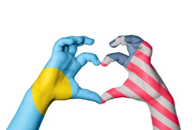 Palau Liberya Kalbi, El hareketi kalp yapmak, Kırpma Yolu