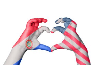 Paraguay Liberya Kalbi, El hareketi kalp yapmak, Kırpma Yolu