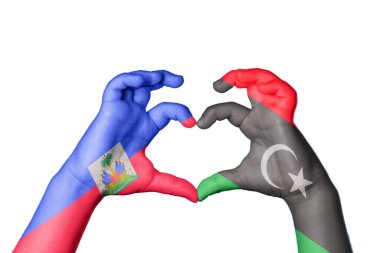 Haiti Libya Kalbi, El hareketi kalp yapma, Kırpma Yolu