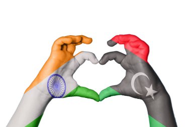 Hindistan Libya Kalbi, El hareketi kalp yapma, Kırpma Yolu