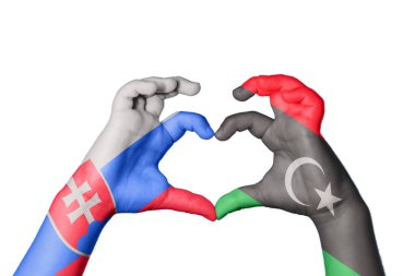 Slovakya Libya Kalbi, El hareketi kalp yapma, Kırpma Yolu