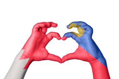 Bahreyn Lihtenştayn Kalbi, El hareketi kalp yapma, Kırpma Yolu
