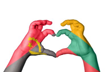 Angola Litvanya Kalbi, El hareketi kalp yapma, Kırpma Yolu