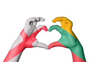 İngiltere Litvanya Kalbi, El hareketi kalp yapma, Kırpma Yolu