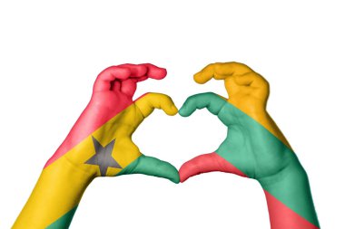 Gana Litvanya Kalbi, El hareketi kalp yapma, Kırpma Yolu