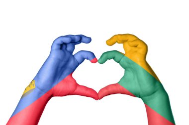 Liechtenstein Litvanya Kalbi, El hareketi kalp yapma, Kırpma Yolu