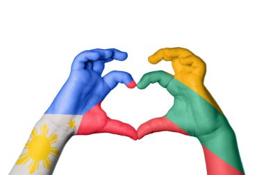 Filipinler Litvanya Kalbi, El hareketi kalp yapma, Kırpma Yolu