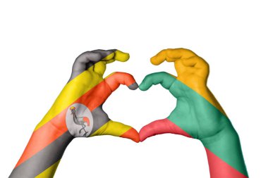 Uganda Litvanya Kalbi, El hareketi kalp yapma, Kırpma Yolu