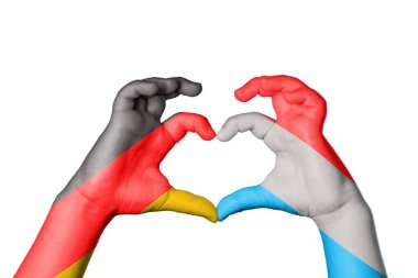 Almanya Lüksemburg Kalbi, El hareketi, kalp yapma, Kırpma Yolu