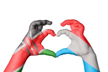 Kenya Lüksemburg Kalbi, El hareketi kalp yapma, Kırpma Yolu