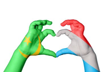 Moritanya Lüksemburg Kalbi, El hareketi kalp yapma, Kırpma Yolu