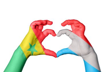 Senegal Lüksemburg Kalbi, El hareketi kalp yapma, Kırpma Yolu